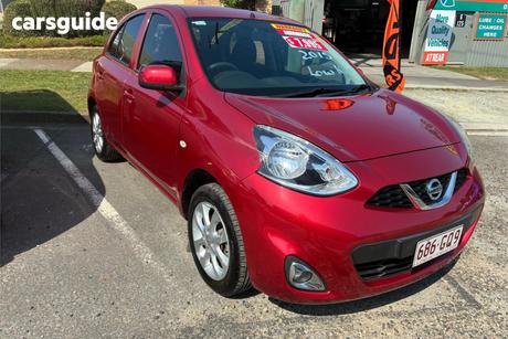 Red 2015 Nissan Micra Hatchback Ti