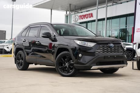 Black 2021 Toyota RAV4 Wagon Cruiser (Awd) Hybrid
