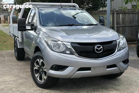 Silver 2017 Mazda BT-50 Cab Chassis Xt (4X2)