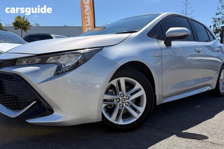 Silver 2019 Toyota Corolla Hatchback Ascent Sport (Hybrid)