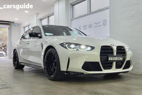 White 2023 BMW M3 Sedan Competition