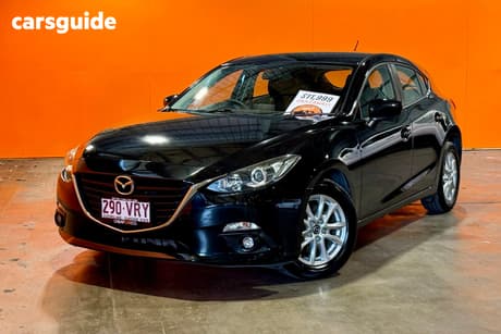 Black 2015 Mazda 3 Sedan Maxx