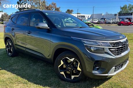 Grey 2023 Kia Seltos Wagon Sport+ (Awd)