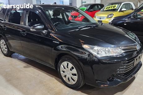 Black 2016 Toyota Fielder Wagon