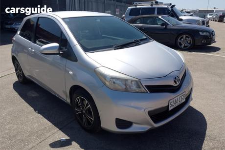 Silver 2011 Toyota Yaris Hatchback Yr