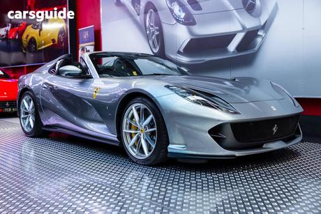 Grey 2023 Ferrari 812 GTS Convertible F152M R