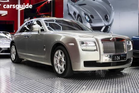 Silver 2012 Rolls-Royce Ghost Sedan