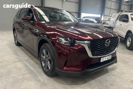 Red 2024 Mazda CX-80 Wagon G40E Pure