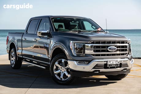 Grey 2024 Ford F150 Double Cab Pick Up Lariat Lwb (4Wd)