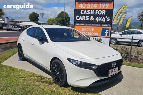 White 2023 Mazda 3 Hatchback G25 Evolve Sp