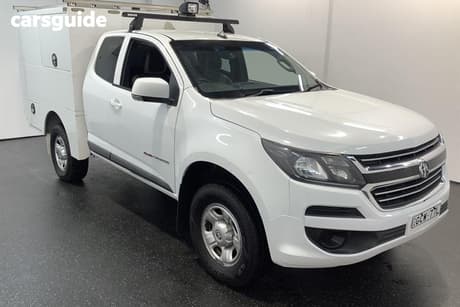 White 2018 Holden Colorado Space Cab Chassis Ls (4X4)