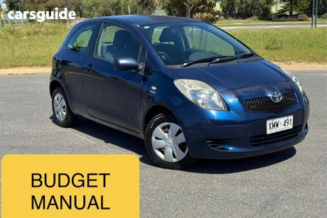 Blue 2006 Toyota Yaris Hatchback Yr