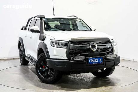 White 2023 GWM UTE Dual Cab Utility Cannon-Xsr (4X4)