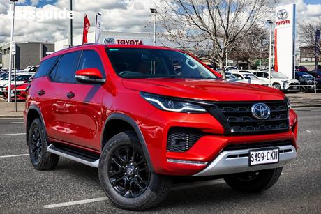 Red 2021 Toyota Fortuner Wagon Crusade