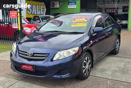 Blue 2007 Toyota Corolla Sedan Ascent
