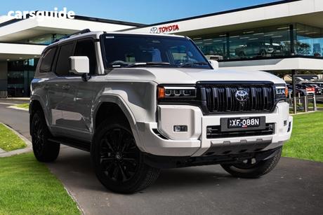 White 2026 Toyota Landcruiser Prado Wagon Kakadu