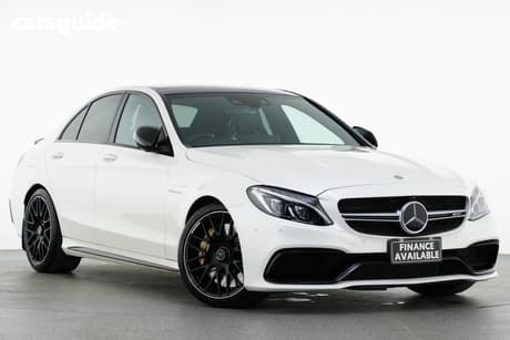 White 2016 Mercedes-Benz C63 Sedan S