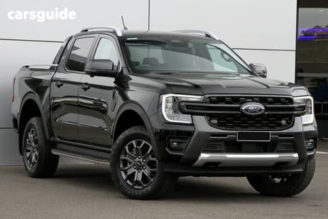 Black 2023 Ford Ranger Double Cab Pick Up Wildtrak 2.0 (4X4)