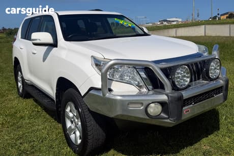 White 2016 Toyota Landcruiser Prado Wagon Gxl (4X4)