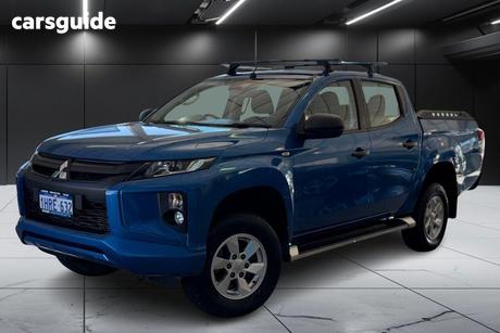 Blue 2022 Mitsubishi Triton Double Cab Pick Up Glx+ (4X4)