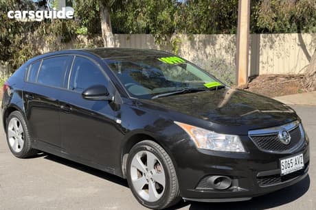 Black 2013 Holden Cruze Hatchback Cd Equipe