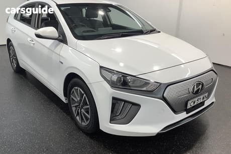 White 2020 Hyundai Ioniq Hatchback Electric Elite