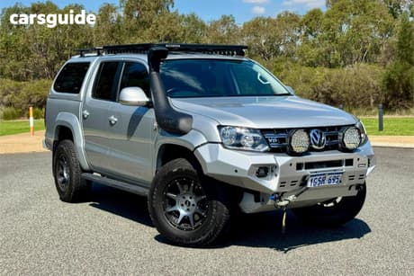Silver 2018 Volkswagen Amarok Dual Cab Utility V6 Tdi 550 Sportline