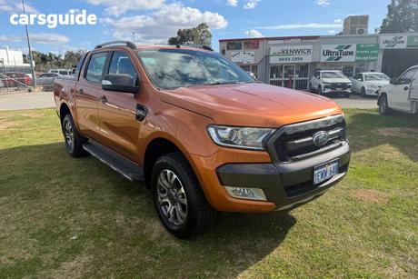 Orange 2015 Ford Ranger Dual Cab Pick-up Wildtrak 3.2 (4X4)