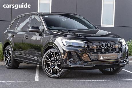 Black 2025 Audi Q7 Wagon 50 Tdi S Line Quattro Mhev