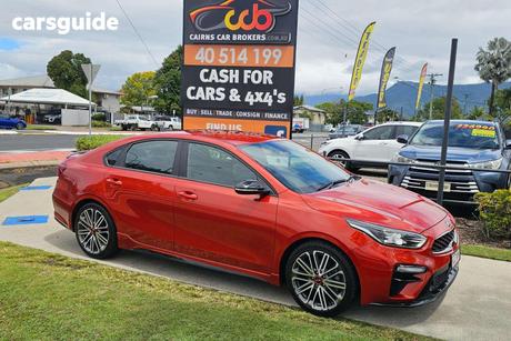 Orange 2020 Kia Cerato Sedan Gt Safety Pack
