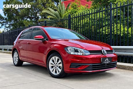 Red 2019 Volkswagen Golf Hatchback 110 Tsi Trendline