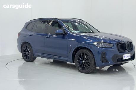 Blue 2022 BMW X3 Wagon Xdrive30I M Sport