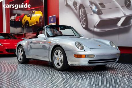 Silver 1994 Porsche 911 Cabriolet Carrera
