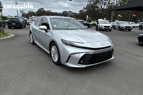 Silver 2025 Toyota Camry Sedan Ascent Sport Hybrid