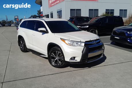White 2015 Toyota Kluger Wagon Gxl (4X4)