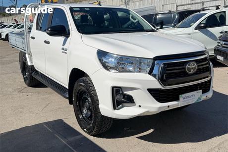 White 2020 Toyota Hilux Double Cab Pick Up Sr (4X4)