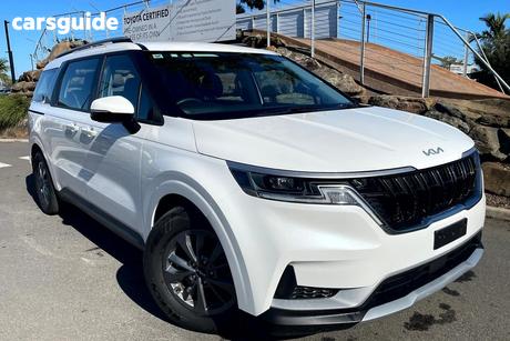 White 2023 Kia Carnival Wagon S