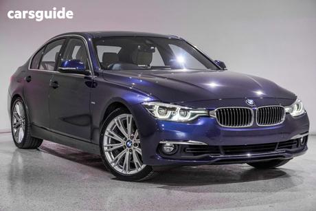 Blue 2016 BMW 330I Sedan Luxury Line
