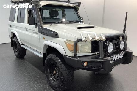 White 2009 Toyota Landcruiser Wagon Workmate (4X4)