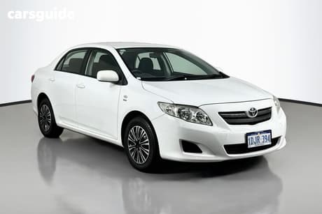 White 2008 Toyota Corolla Sedan Ascent