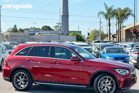 Red 2020 Mercedes-Benz GLC200 Wagon 200