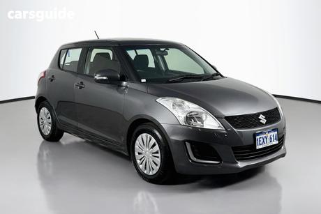 Grey 2015 Suzuki Swift Hatchback Gl
