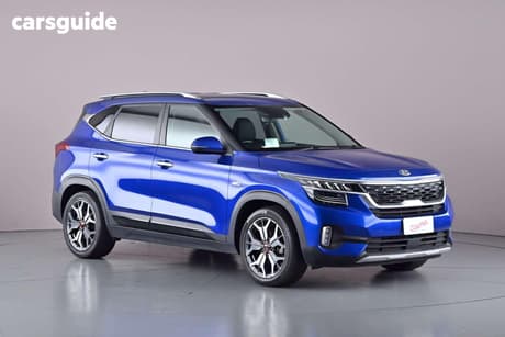 Blue 2019 Kia Seltos Wagon Gt Line (Awd)