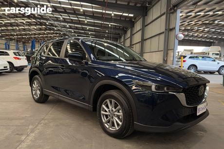 Blue 2025 Mazda CX-5 Wagon G25 Maxx Sport (Fwd)
