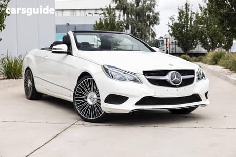 White 2014 Mercedes-Benz E400 Cabriolet