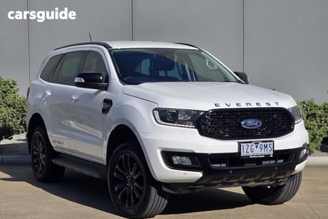 White 2022 Ford Everest Wagon Sport (4Wd)