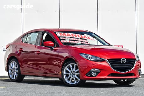 Red 2015 Mazda 3 Sedan Sp25 Gt