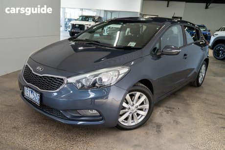 Blue 2014 Kia Cerato Hatchback S Premium