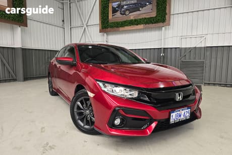Red 2020 Honda Civic Hatchback Vti-S