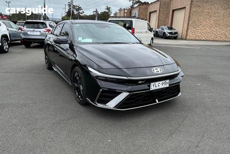 Black 2024 Hyundai I30 Sedan N Line Premium